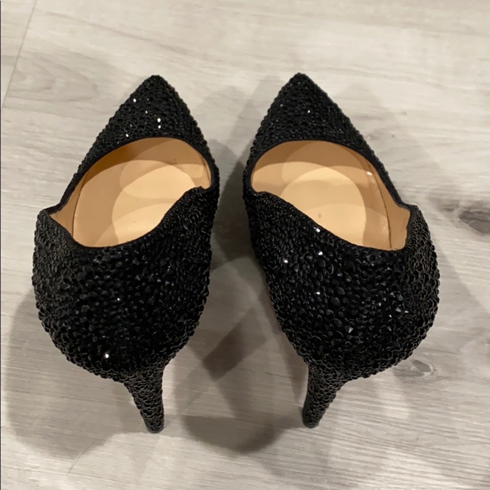 38.5 Louboutin Daffodile Strass 160 Pumps - Picture 6 of 9